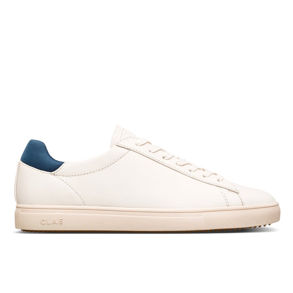 Chaussure CLAE Homme Off White Leather Ocean - france HJB-04848608