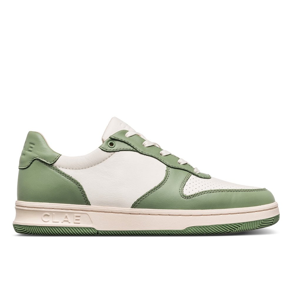 Chaussure CLAE Homme Menta Leather Off White - france ZYV-92740006