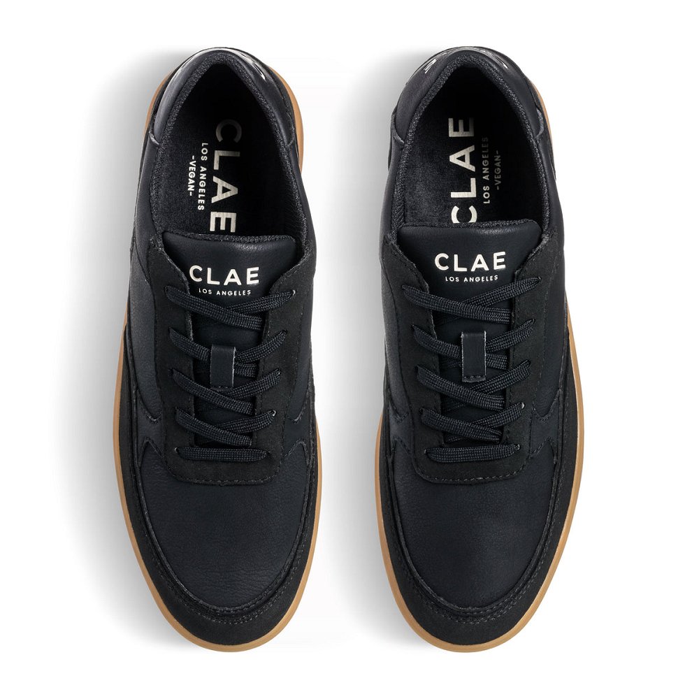 Chaussure CLAE Homme Black Vegan Light Gum - france CFC-95218788