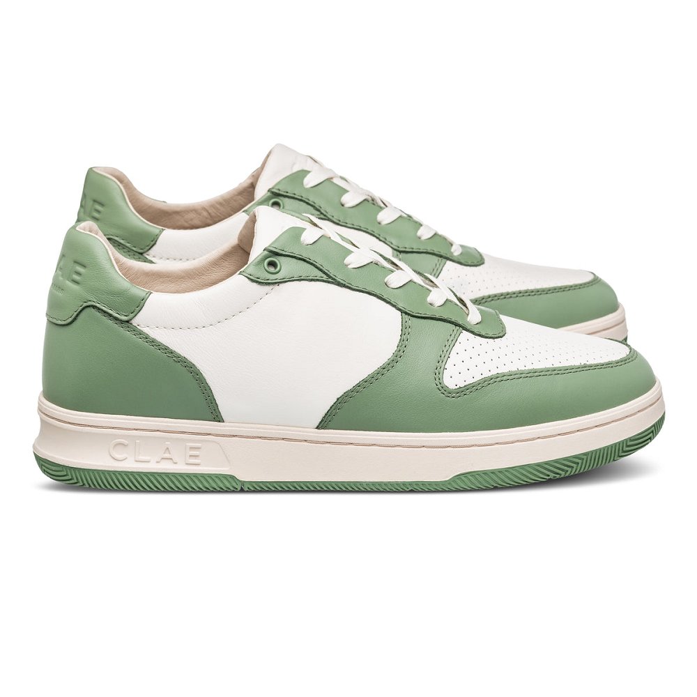 Chaussure CLAE Homme Menta Leather Off White - france ZYV-92740006