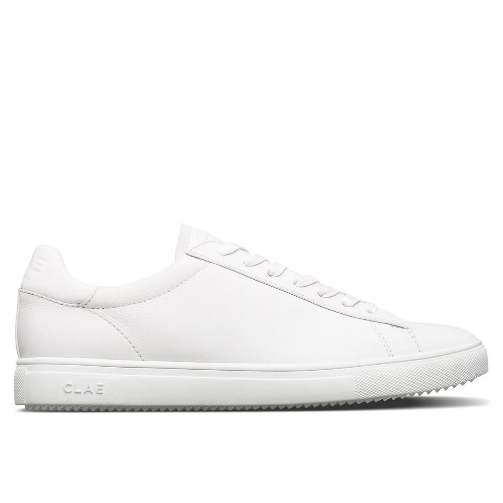 Chaussure CLAE Homme Triple White Leather - france MTU-94921478