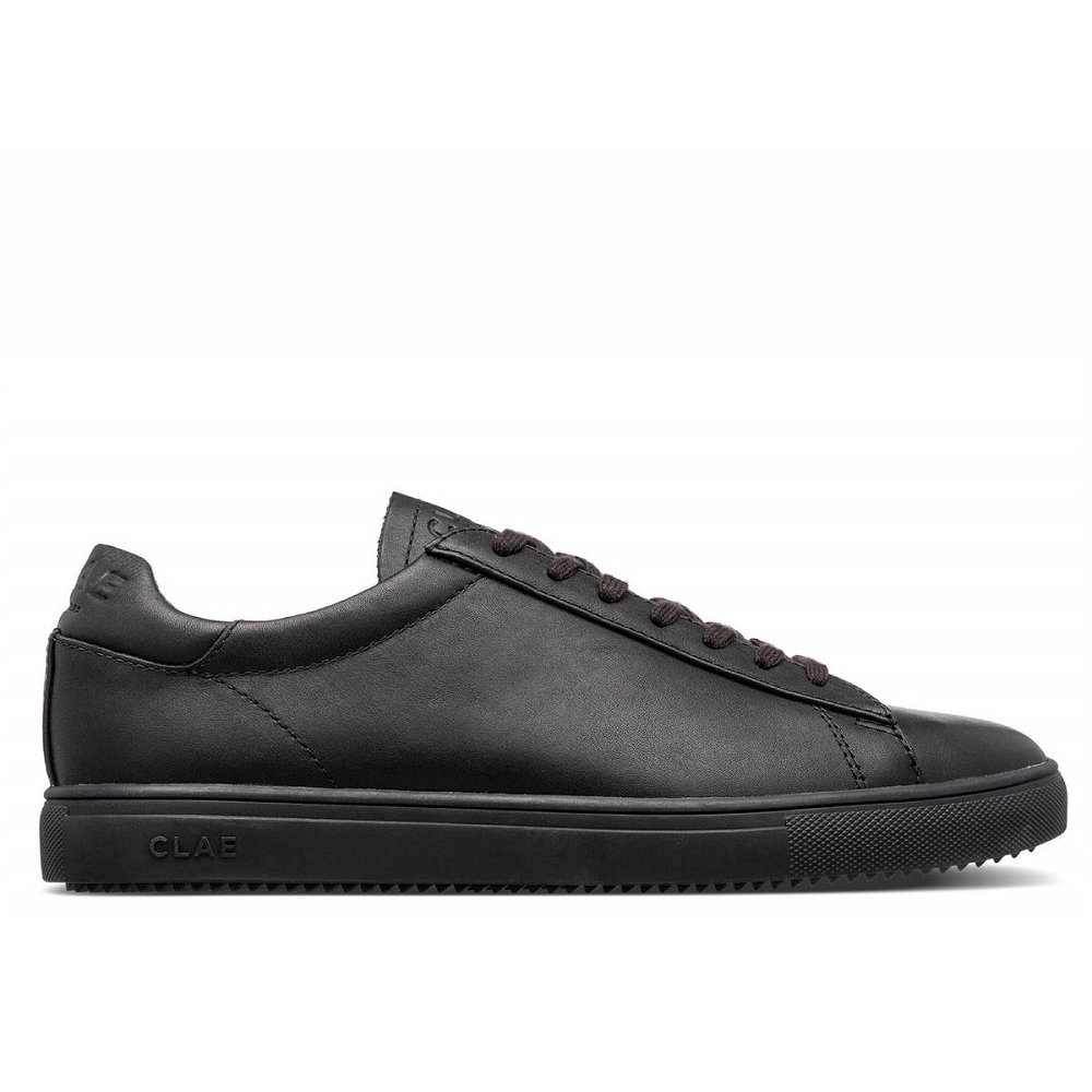 Chaussure CLAE Homme Triple Black Leather - france ELT-33113327