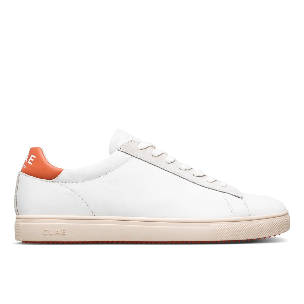 Chaussure CLAE Homme White Leather Canyon Sunset - france BGL-57839360