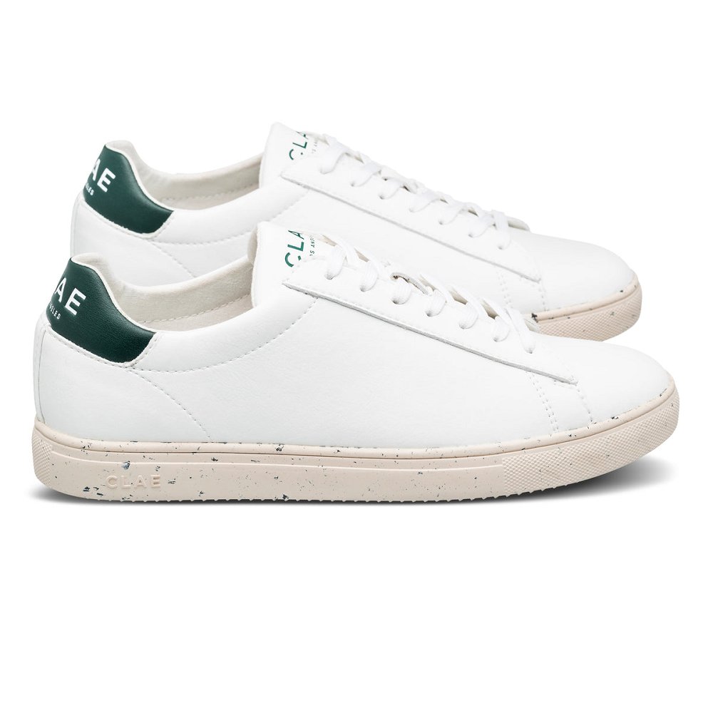 Chaussure CLAE Homme White Trekking Green - france OUN-22443996