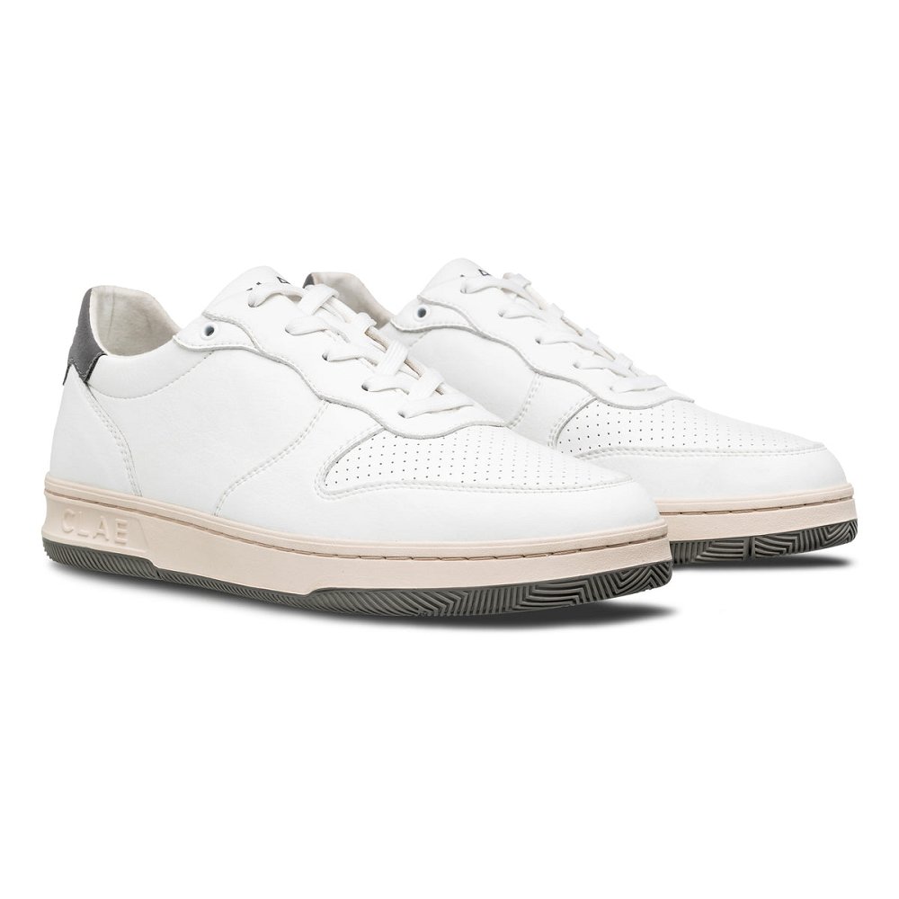 Chaussure CLAE Homme White Frost Grey Vegan - france YUB-11507994