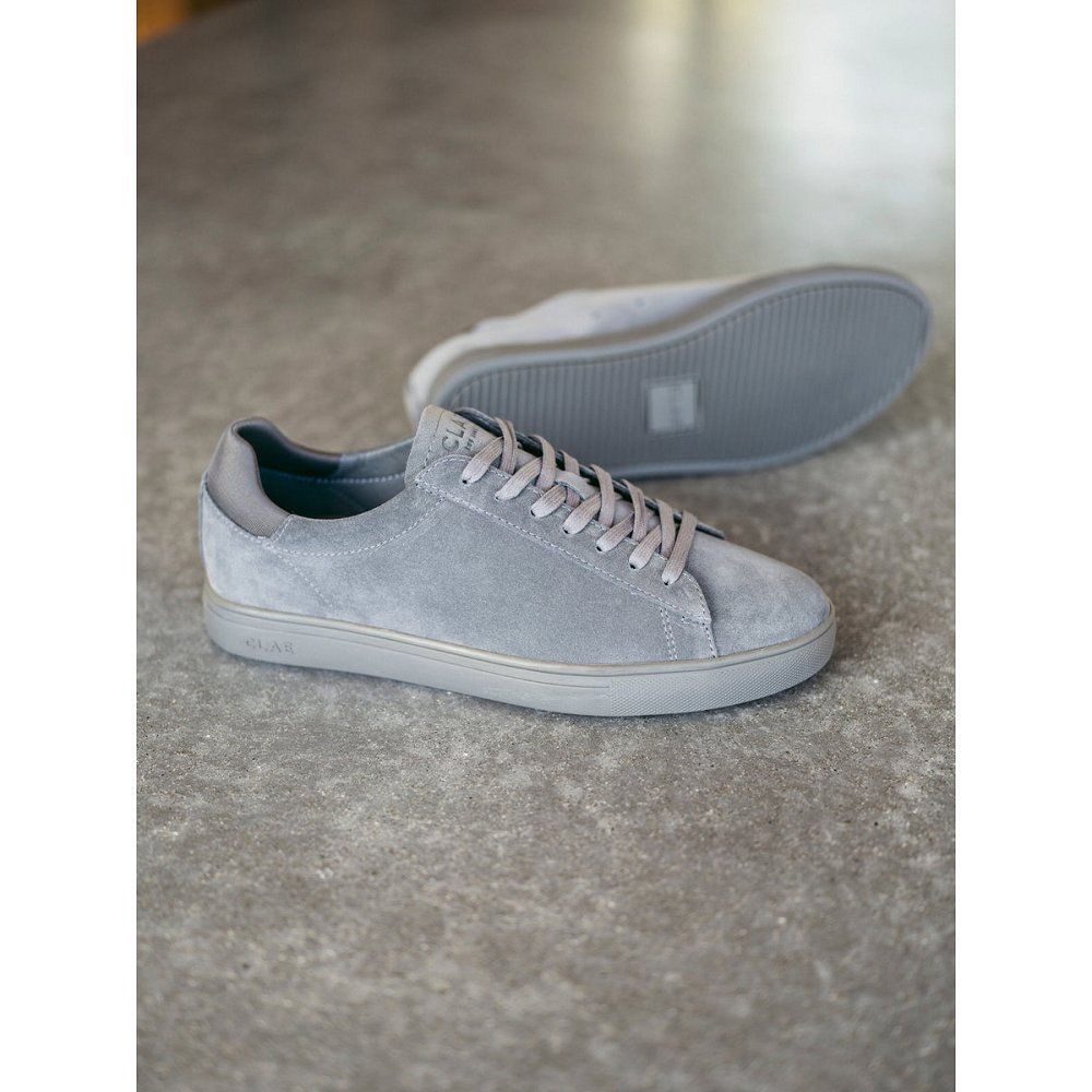 Chaussure CLAE Homme Pearl Grey Suede - france ZLO-84714499