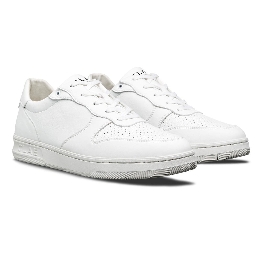 Chaussure CLAE Homme Triple White Vegan - france MHZ-17676994