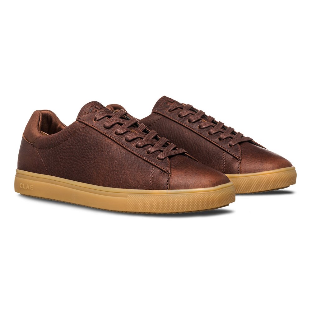 Chaussure CLAE Homme Cocoa Leather Light Gum - france XZT-34055600