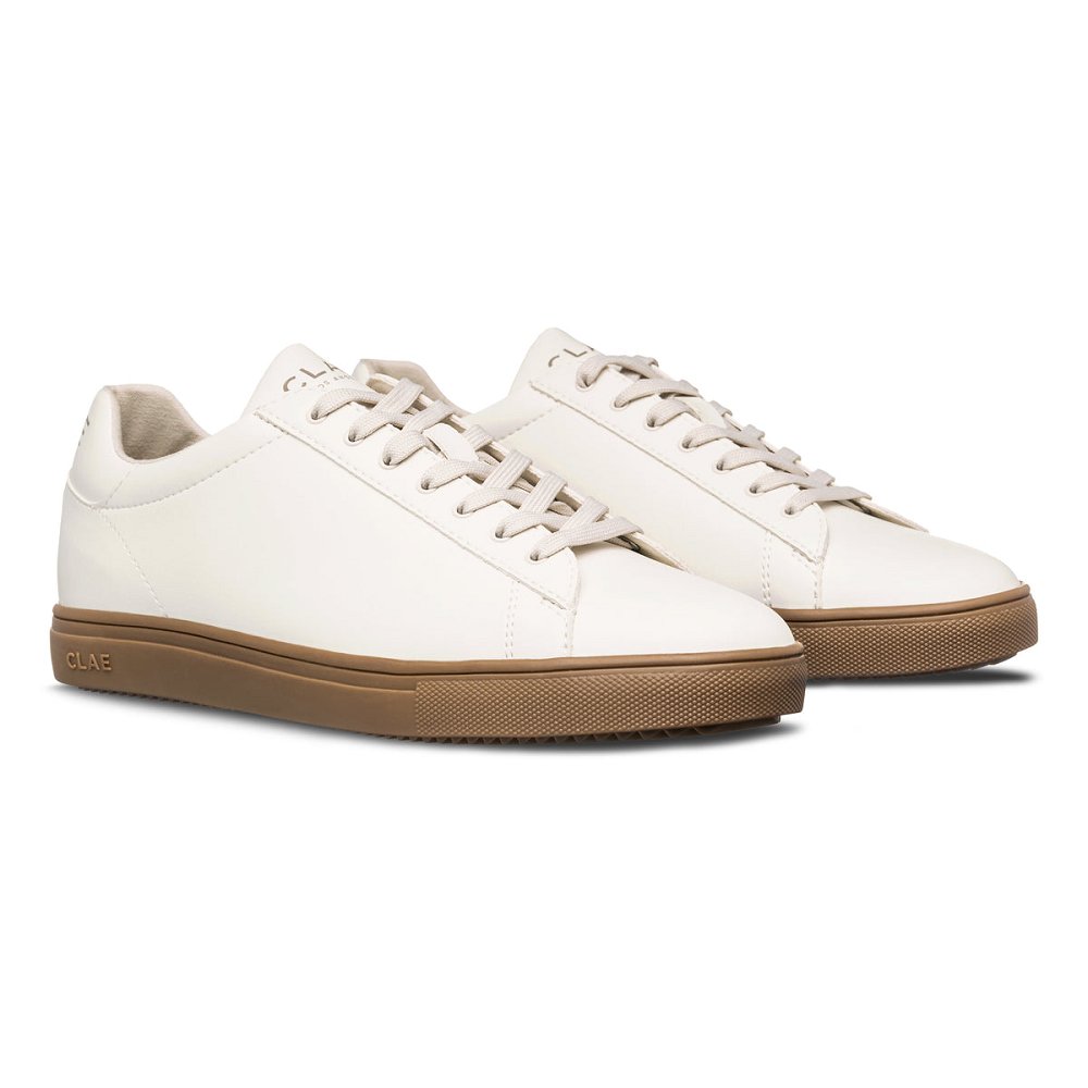 Chaussure CLAE Homme White Dark Gum - france PGD-85190213