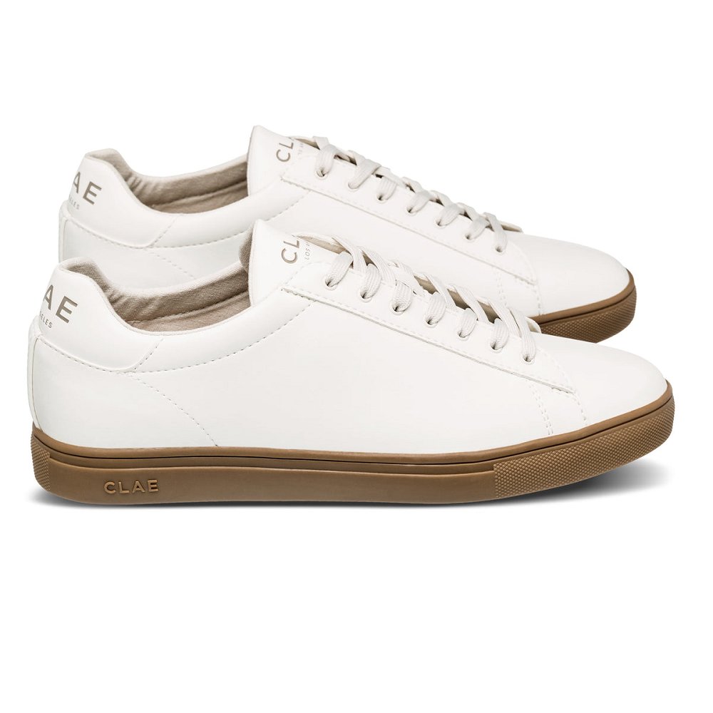 Chaussure CLAE Homme White Dark Gum - france PGD-85190213