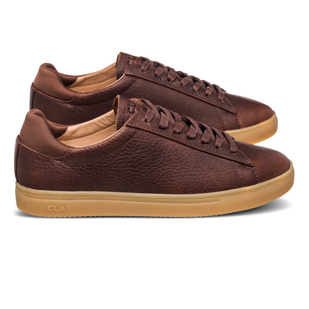 Chaussure CLAE Homme Cocoa Leather Light Gum - france XZT-34055600