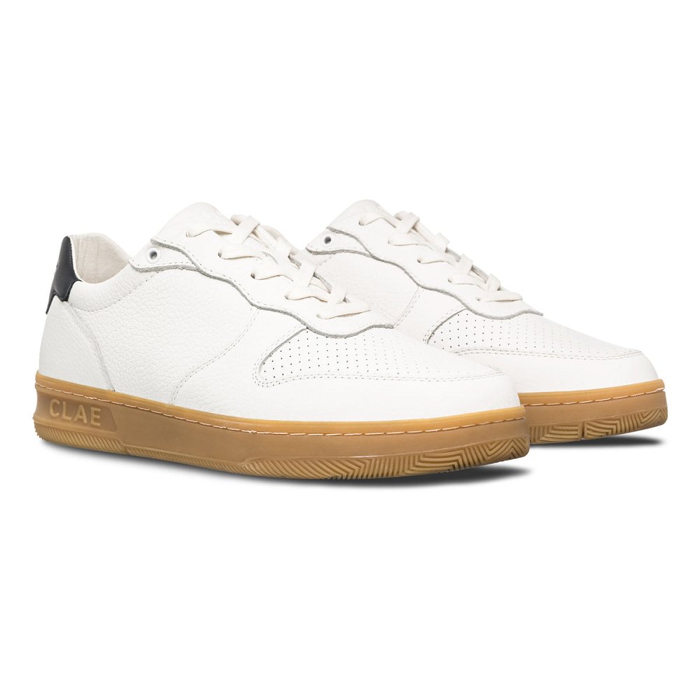 Chaussure CLAE Homme White Navy Light Gum - france URZ-68564305