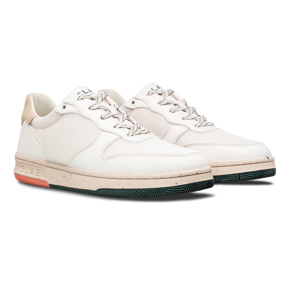 Chaussure CLAE Homme Off White Trekking Green Sunset - france MLD-46055953