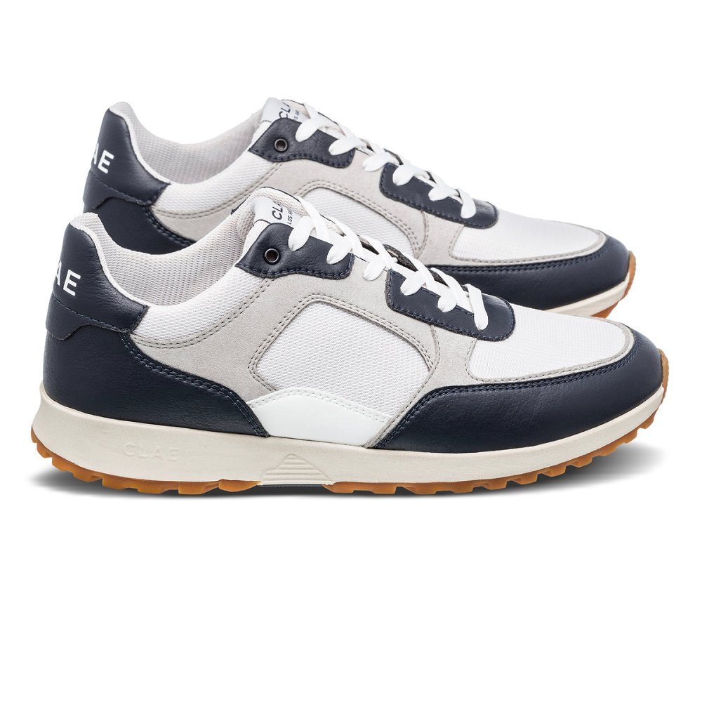 Basket CLAE Homme Navy White Microchip - france OJE-54314741