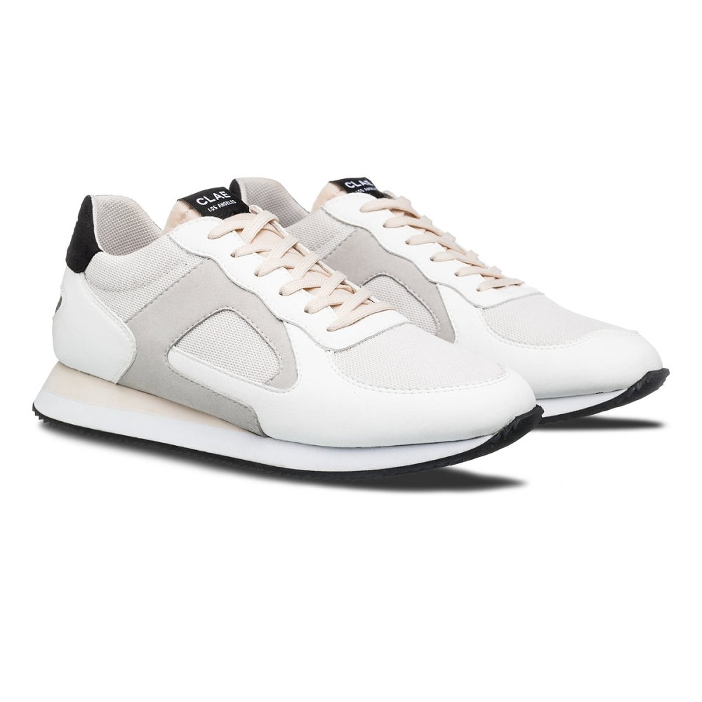 Basket CLAE Homme White Black - france VNF-62337188