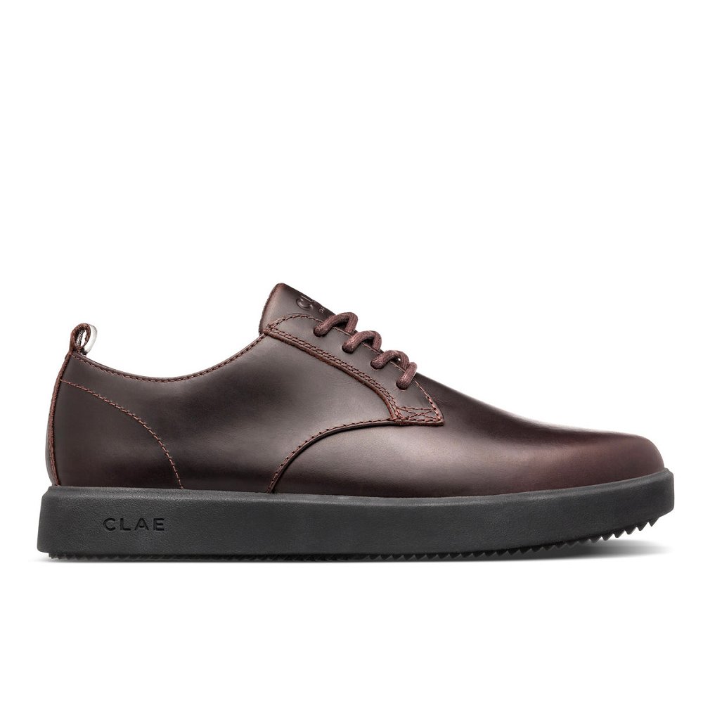 Chaussure CLAE Homme Walrus Brown Leather - france RBW-86828627