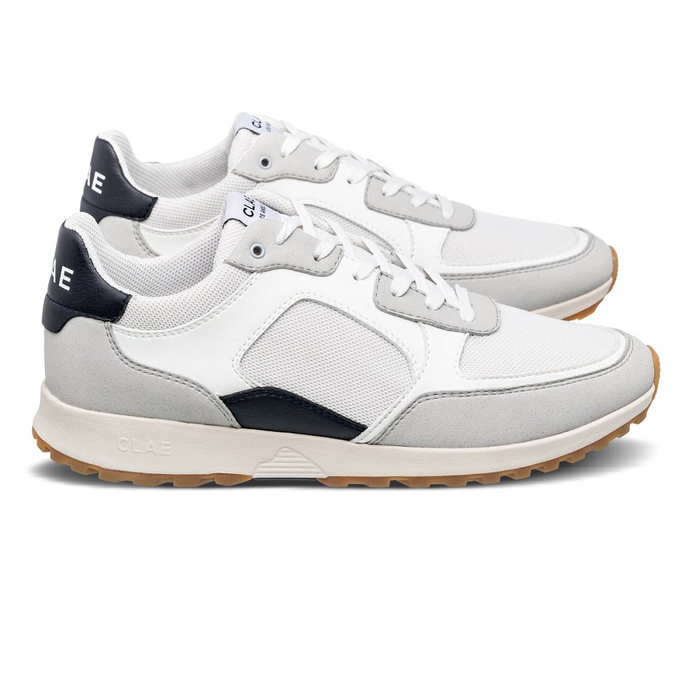 Basket CLAE Homme Microship White Navy - france ULC-18882978