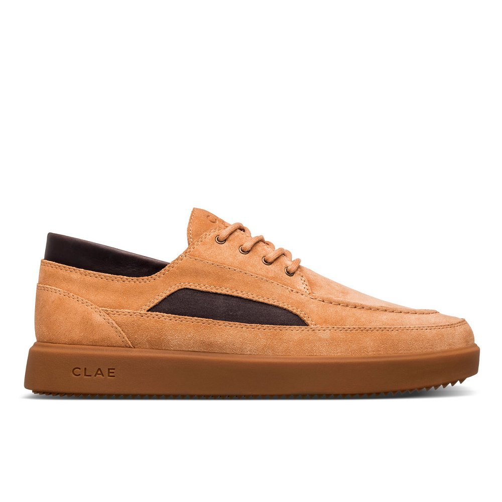 Chaussure CLAE Homme Doe Suede Walrus Brown - france ACO-42167971