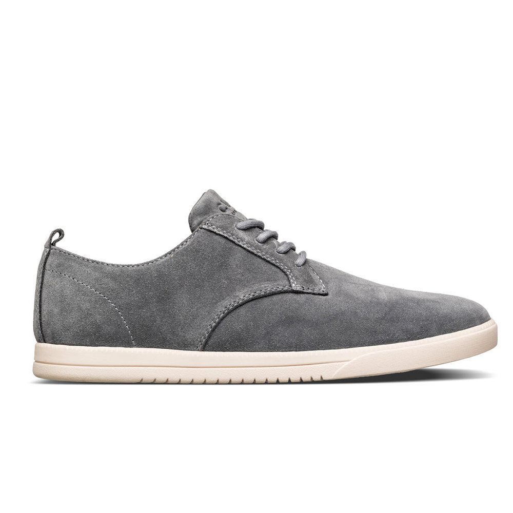 Chaussure CLAE Homme Pearl Grey Sued - france EGX-76791418