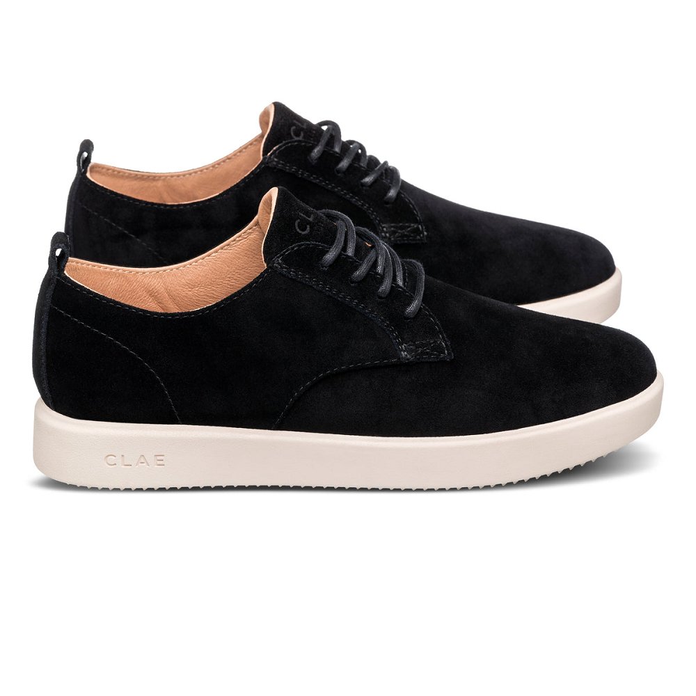 Chaussure CLAE Homme Black Suede - france OTS-25300743