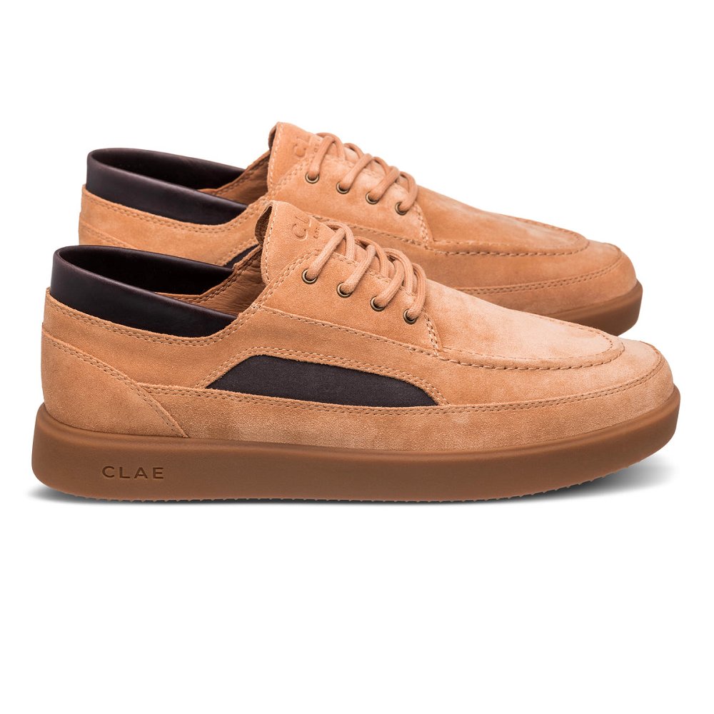 Chaussure CLAE Homme Doe Suede Walrus Brown - france ACO-42167971