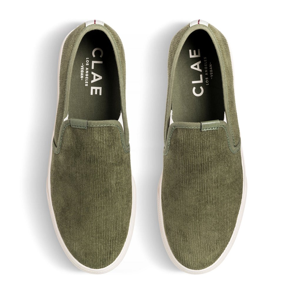 Chaussure CLAE Homme Olive Corduroy - france VWF-61680583