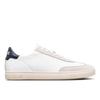 White Leather Navy