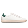 White Leather Trekking Green