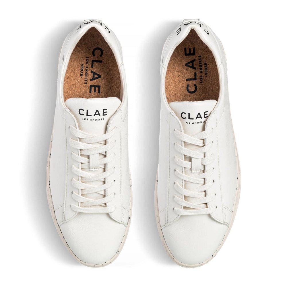 Chaussure CLAE Femme Off White Vegan Chips - france TVY-29193984