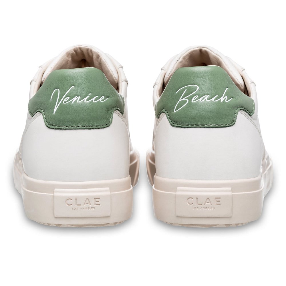 Chaussure CLAE Femme Off-White Trekking Green Sunset - france XOM-21589571