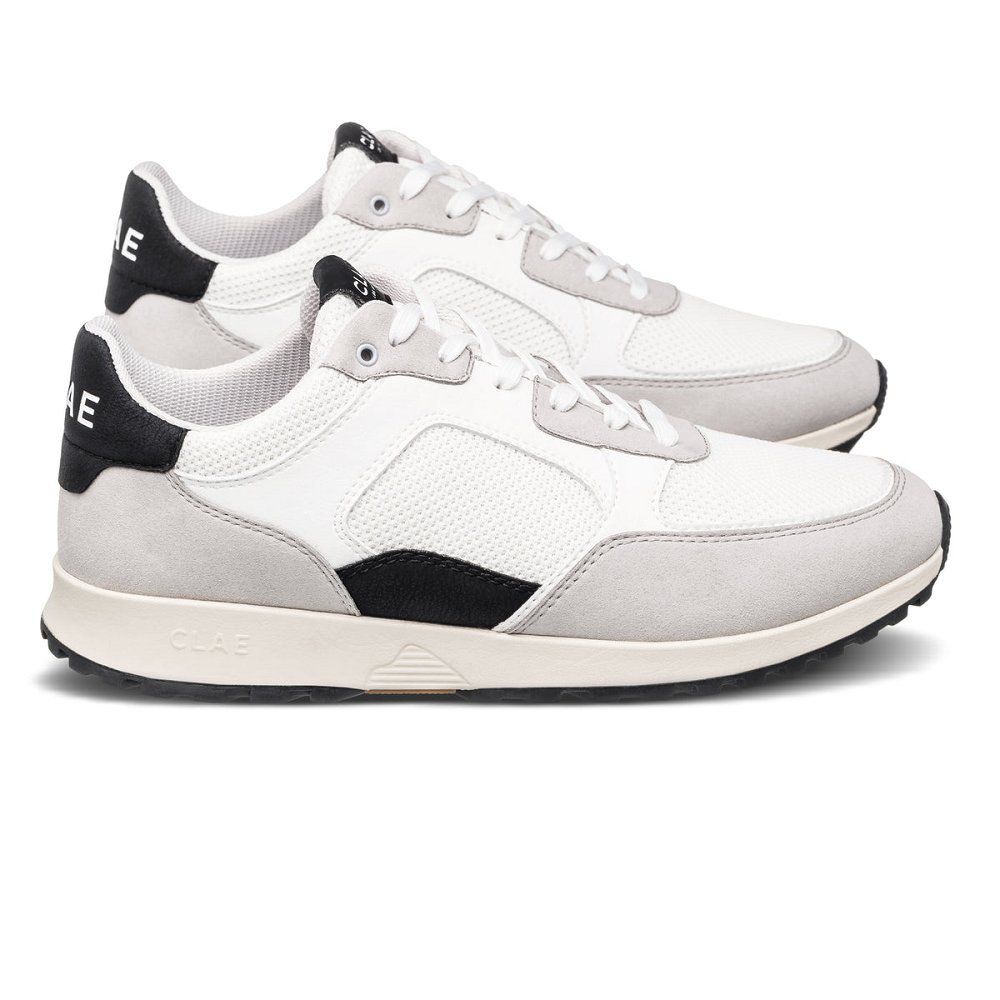 Basket CLAE Femme Microchip White Black - france EHW-31782079