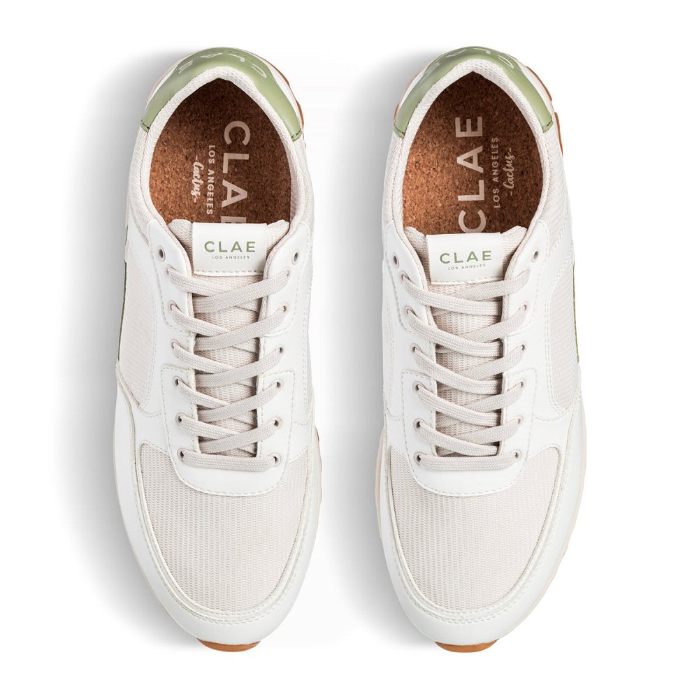 Basket CLAE Femme White Sage - france NXS-51537346