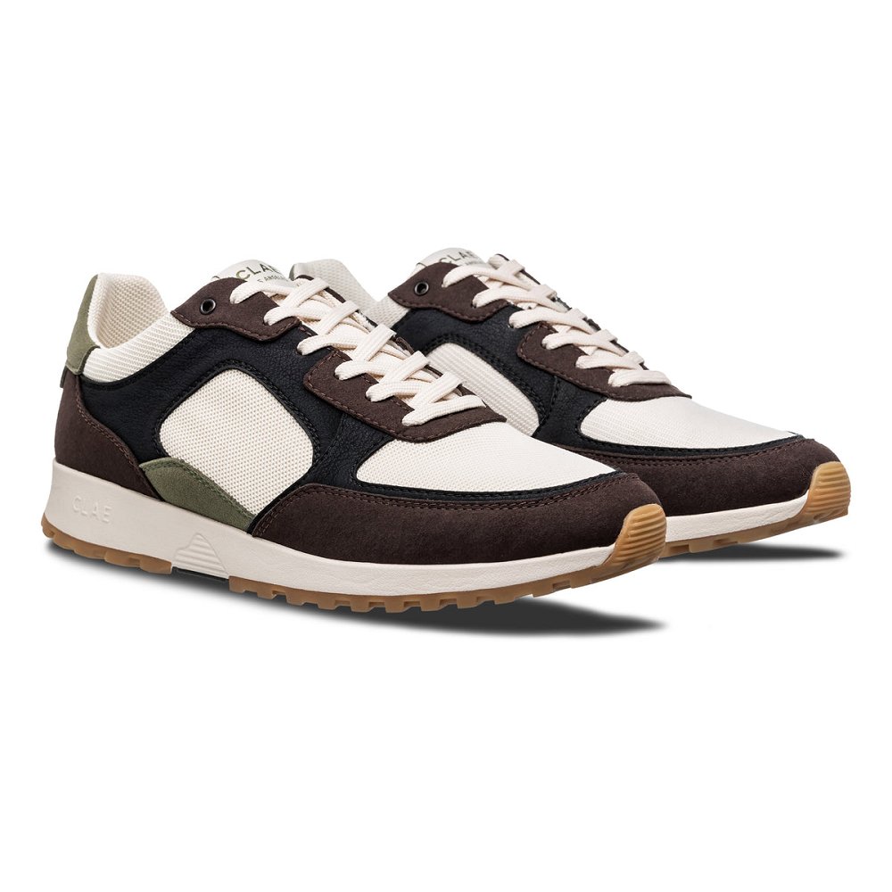 Basket CLAE Femme Walrus Brown Olive - france OZK-39011739